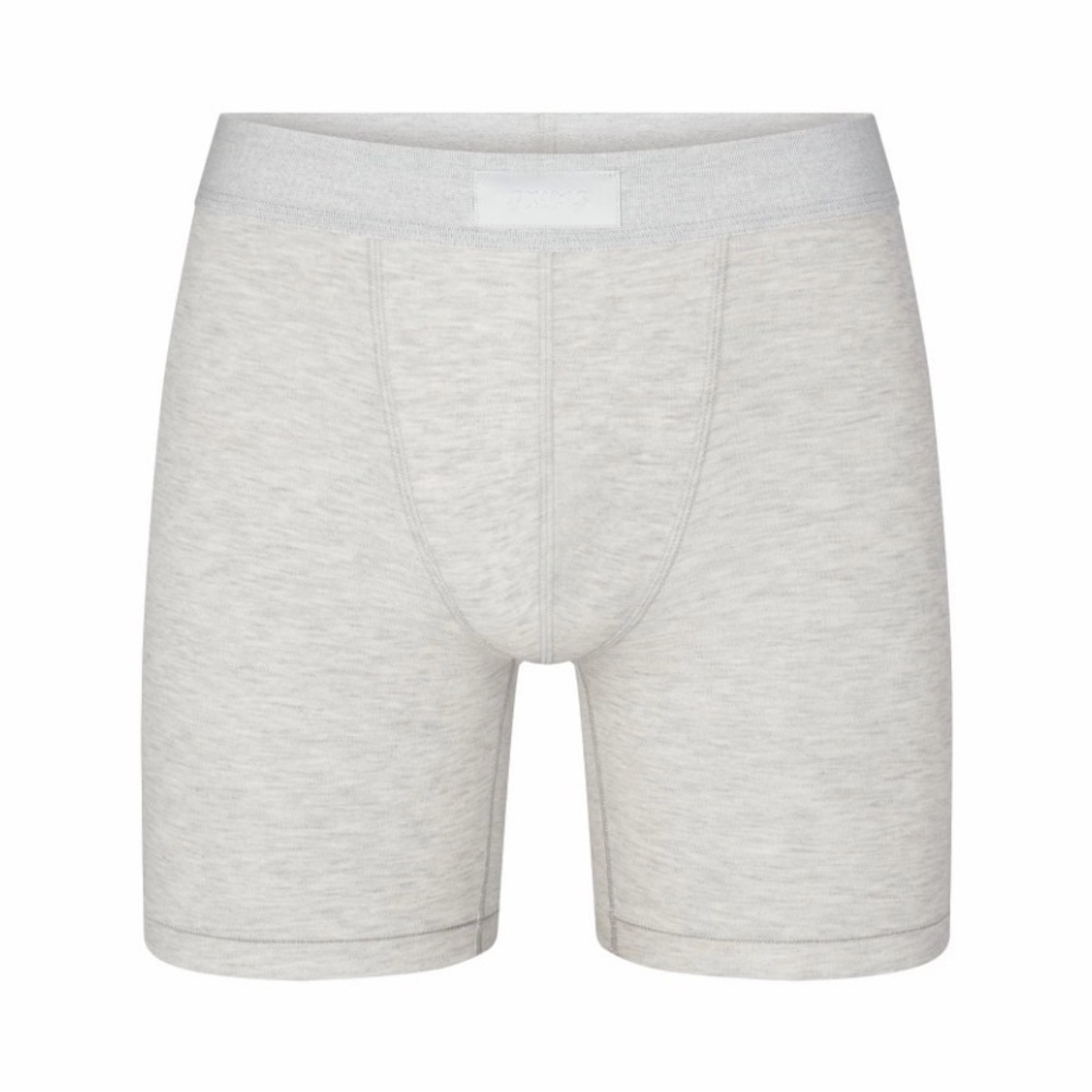 SKIMS Light Gray Boxer Briefs XS NEW